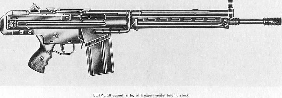 It looks alot like this one in the pic of a CETME 58. 