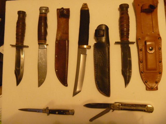 Selling My Knife Collection Camillus, PAL , Kabar , Utica Cut Co