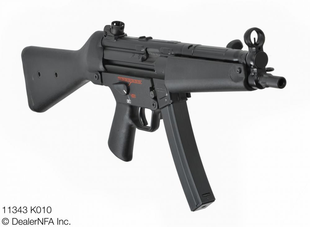 HK MP5A2, HK Qualified Machine Gun Auto Sear Installed in a Navy Trigger Pa...
