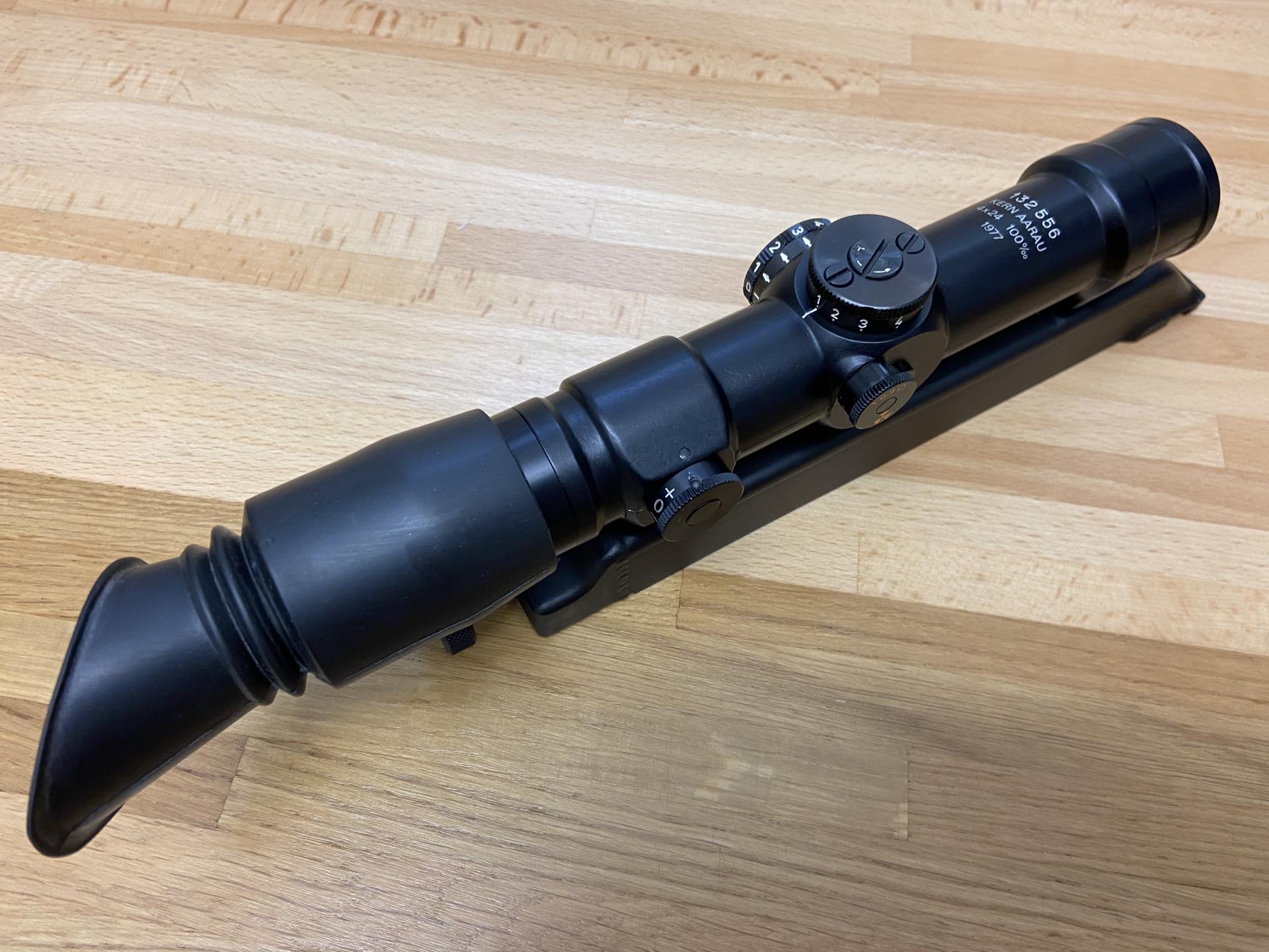 WTS: SWISS KERN AARAU 4x24 SCOPE FOR SIG StG57 / PE57 - Parts and ...