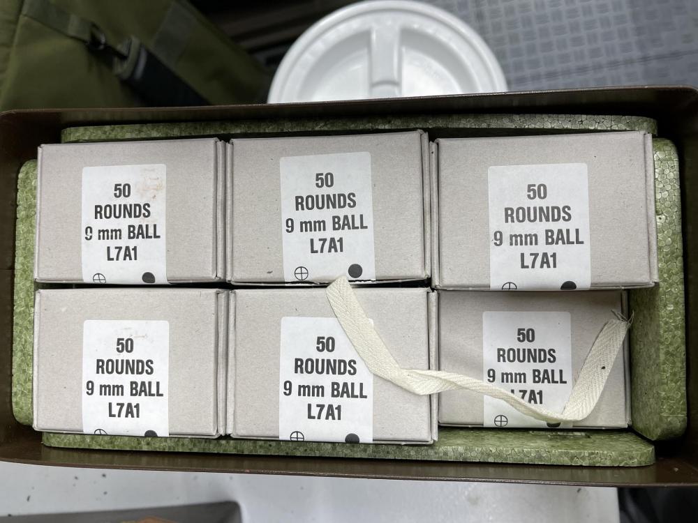 WTS: Hirtenberger L7A1 9mm +P+ sealed 1200 rd cans Free Shipping Only ...