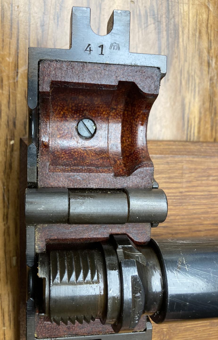 German MG15 watercooled barrel with the wood cleaning stand Parts