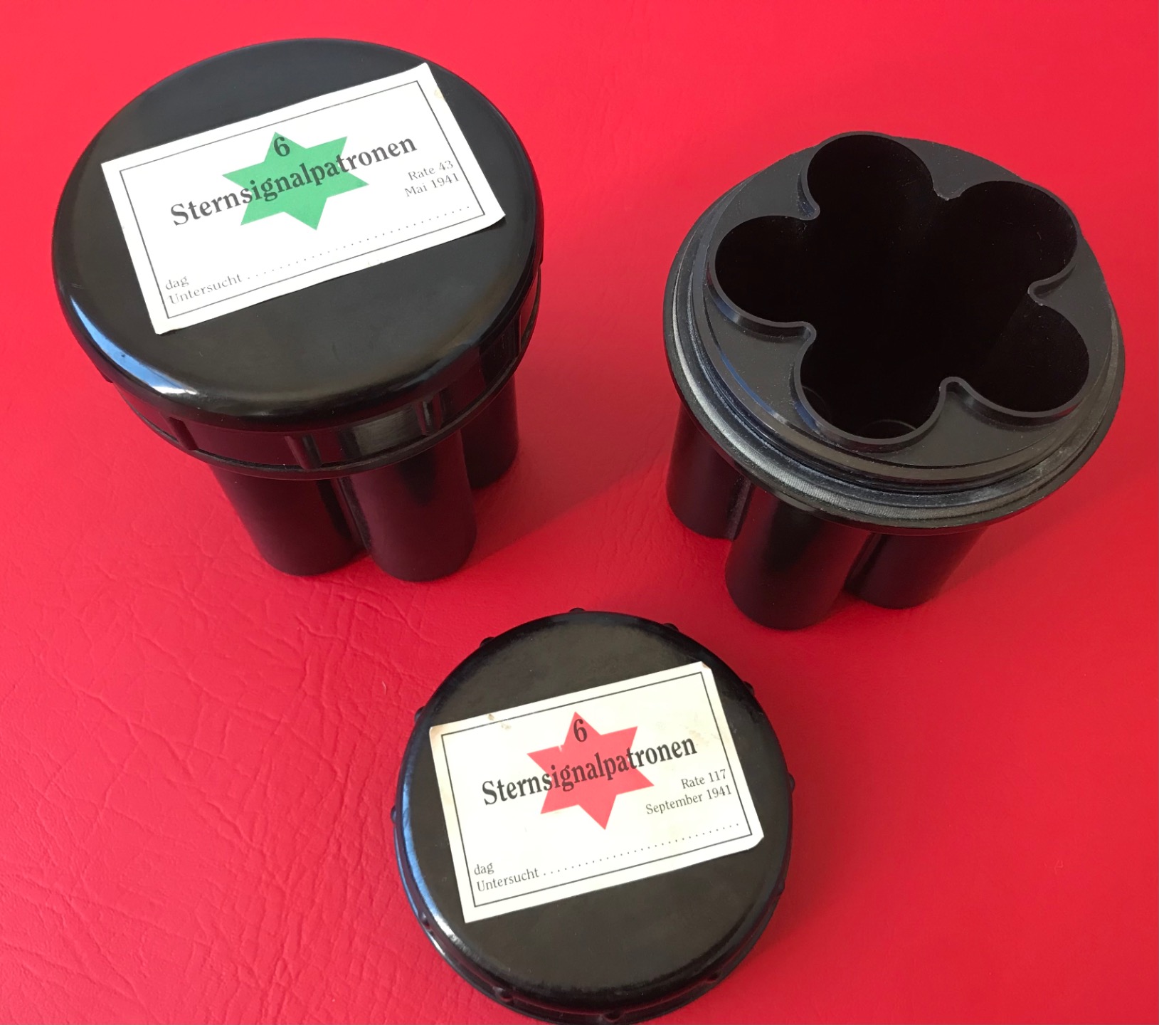 WTS Two German Flare Cartridge Canisters Collectors Market Board