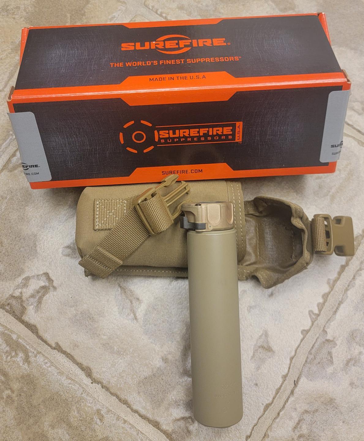 WTS SUREFIRE SUPPRESSORS 22, 9MM, 5.56, 7.62 NFA Market Board