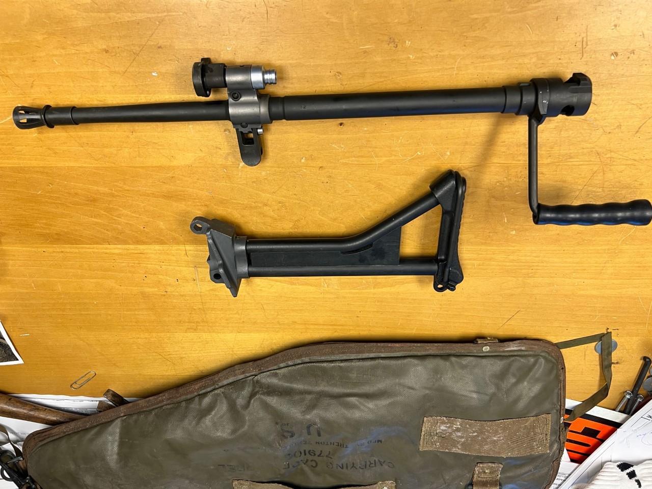 M249 Barrel And Stock Parts And Accessories Market Board 