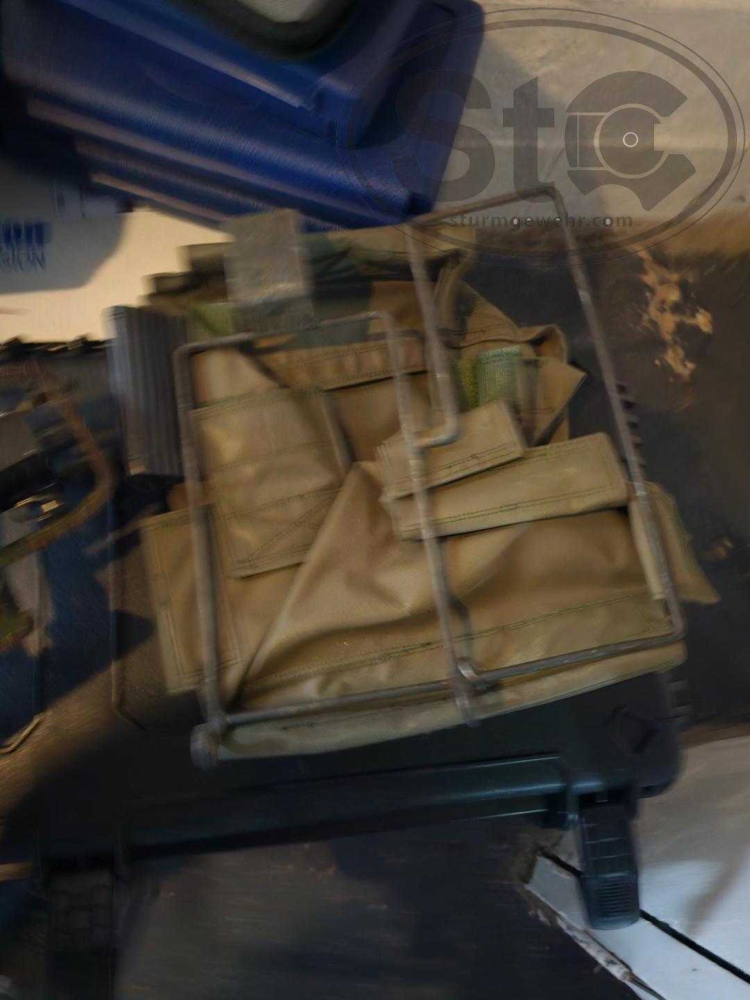 SOLD Mk93 mount, ammo can,brass catcher, upa Parts and Accessories