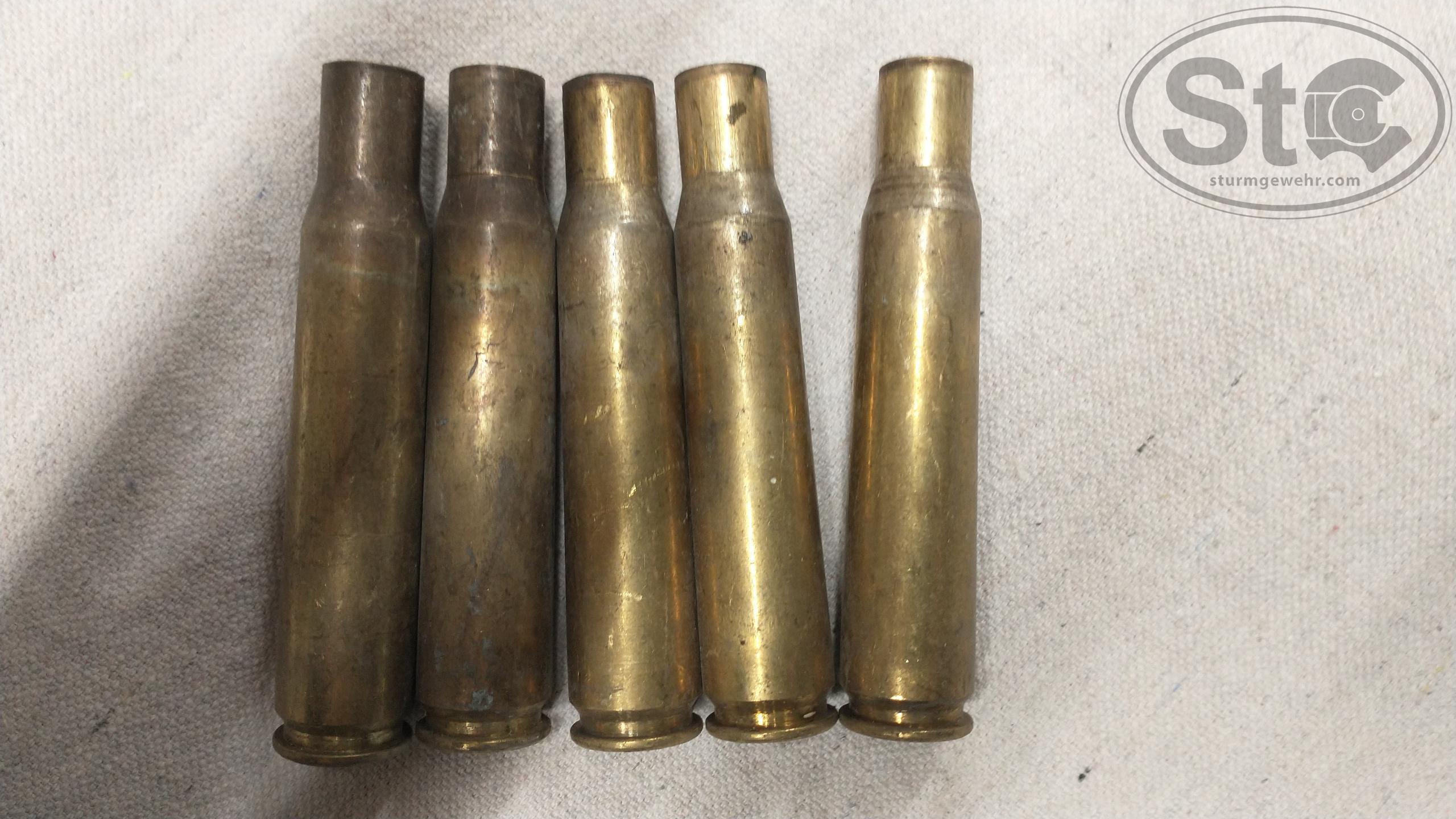 Wts 50 bmg brass once fired lc wcc ammunition sturmgewehr