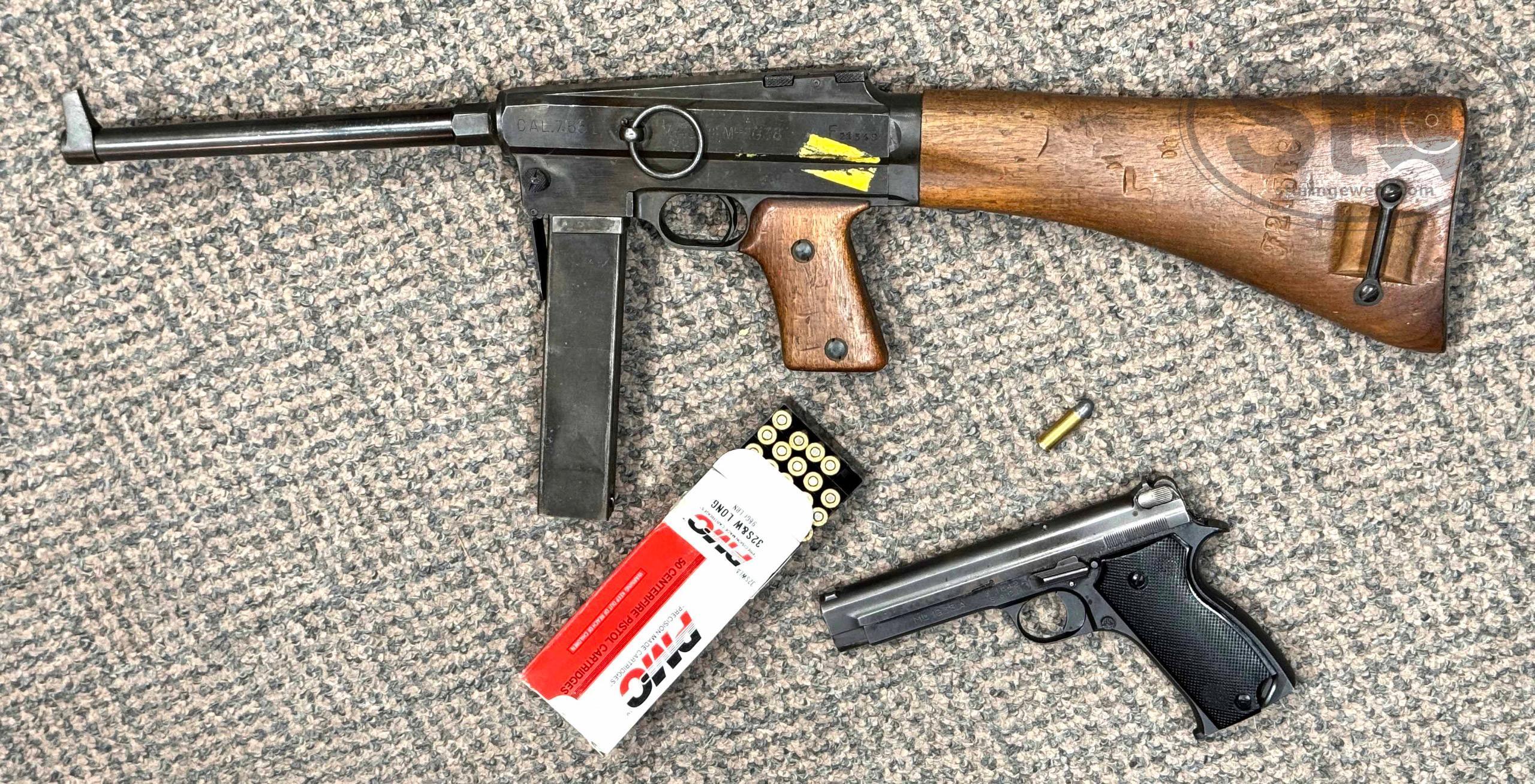 SOLD French Submachine gun and Sidearm - matching caliber - NFA Market ...