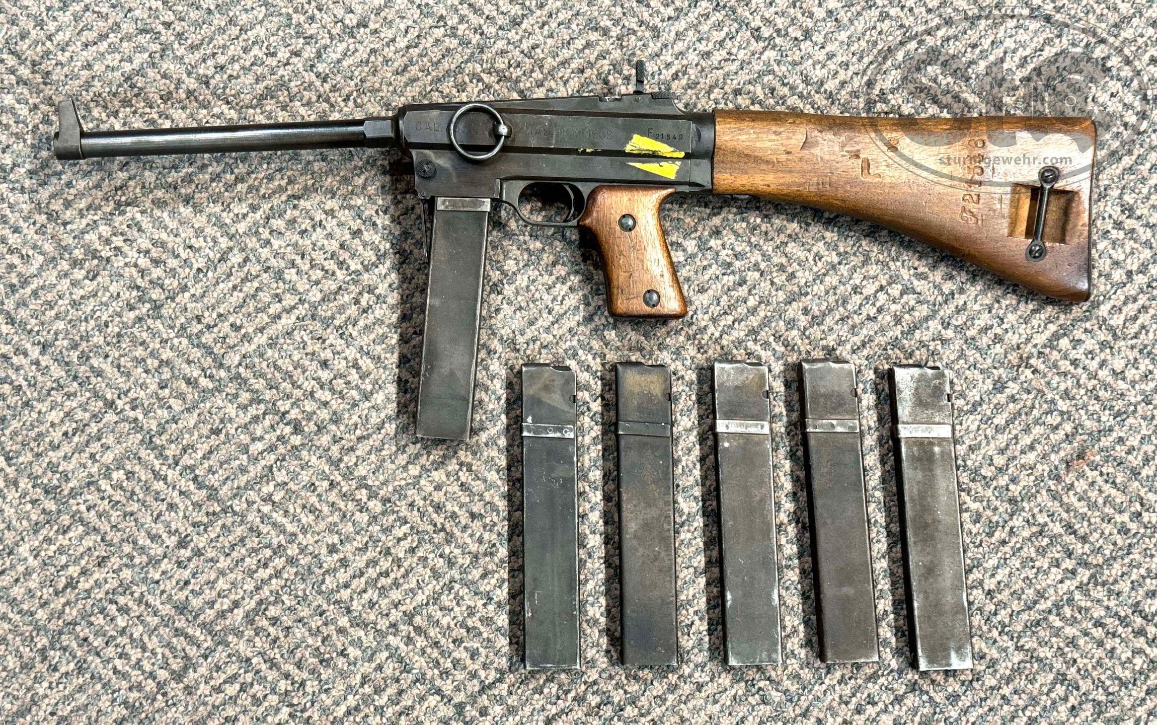 SOLD French Submachine gun and Sidearm - matching caliber - NFA Market ...